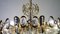 Brass and Crystal Sciolari Chandelier from Palwa, 1960s 18