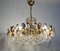 Brass and Crystal Sciolari Chandelier from Palwa, 1960s 19