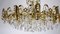 Brass and Crystal Sciolari Chandelier from Palwa, 1960s 8