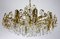 Brass and Crystal Sciolari Chandelier from Palwa, 1960s 11