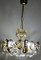 Lámpara de araña Sciolari de latón y cristal de Palwa, años 60, Imagen 14