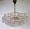 Brass and Crystal Chandelier from Palwa, 1960s, Image 1