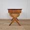 Mueble de costura danés de teca, años 60, Imagen 5