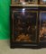 Antique Chinoiserie Black Laquered Display Cabinet 10