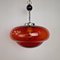 Lampada Mid-Century in vetro e bachelite, anni '50, Immagine 2