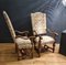 19th Century Walnut Armchairs, 1800s, Set of 2 5