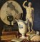 Artista fiammingo, Vanitas, 1800, Olio su tela, con cornice, Immagine 3