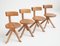 Early Edition S34 Elmwood Chairs by Pierre Chapo, France, 1970s, Set of 4 1