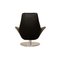 Leather Metropolitan Armchair with Stool from B&b Italia / C&b Italia, Set of 2 7