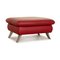 Red Leather Rossini Stool from Koinor, Image 1