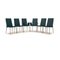 Esszimmerstühle aus Leder von Cattelan Italia, 6 . Set 1