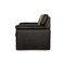 Black Leather Conseta 2-Seater Sofa from COR 8
