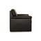 Black Leather Conseta 2-Seater Sofa from COR 6