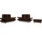 Leather Velluti Living Room Set from Koinor, Set of 3 1