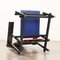 Vintage Armchair in Red & Blue by Gerrit Rietve for Cassina, 1980s 10