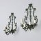 20th Century 5 Lights Wall Lamps in Wrought Iron 3
