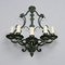 20th Century 5 Lights Wall Lamps in Wrought Iron 6