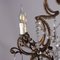 19 Century 6 Lights Chandelier in Wrought Iron, Italy 4