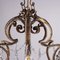 Lampadario a 6 luci in ferro battuto, XIX secolo, Italia, Immagine 6