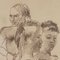C. Barbier, Scena figurativa, Matita su carta, anni '30, Immagine 4