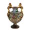 Early 20th Century Vase in Painted Majolica, Italy 1
