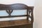 German Carved Country Farmhouse Bench in Oak 11