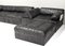 Large DS-88 Sectional Sofa in Black Leather from de Sede, Switzerland, 1970s, Set of 30 9