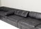 Large DS-88 Sectional Sofa in Black Leather from de Sede, Switzerland, 1970s, Set of 30 12