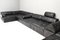 Large DS-88 Sectional Sofa in Black Leather from de Sede, Switzerland, 1970s, Set of 30 13
