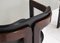 Pamplona Chairs in Black Leather attributed to Augusti Savini, Italy, 1965, Set of 3 12