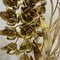 Large Italian Floral Gilded Gold Wall Lamp, 1970s 19