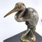 Art Deco Buchstützen mit Heron Bird Marmorsockel, 1930er, 2er Set 8