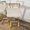 Bar Stools in the style of Maison Jansen, 1985, Set of 4, Image 11