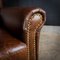 Vintage Brown Leather Armchair, Image 3