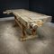 Rustic Gray Wooden Workbench, Image 13