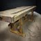 Rustic Gray Wooden Workbench, Image 14