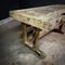 Rustic Gray Wooden Workbench, Image 11