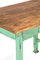French Side Table in Green Paint, Image 11