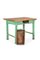 French Side Table in Green Paint 5