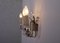 Lampade da parete in ottone in vetro tagliato di Maison Baguès, anni '50, set di 2, Immagine 6