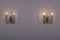 Wandlampen aus geschliffenem Messing von Maison Baguès, 1950er, 2er Set 2