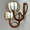 Rattan & Bamboo Sconces by Louis Sognot, France, 1950s, Set of 2, Image 13
