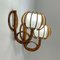 Rattan & Bamboo Sconces by Louis Sognot, France, 1950s, Set of 2 15