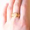 Vintage 18k Yellow Gold Ring Decorated with Shield and Two Mermaids, 1960s 14