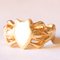 Vintage 18k Yellow Gold Ring Decorated with Shield and Two Mermaids, 1960s 2