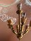 Chandelier with Brass Structure and Murano Glass Hat by Gio Ponti, 1950s, Image 5