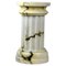 Vaso a colonna in marmo nero Marquina satinato fatto a mano di Fiammetta V., Immagine 5