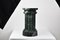 Vaso a colonna in marmo nero Marquina satinato fatto a mano di Fiammetta V., Immagine 10