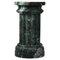 Handmade Column Vase in Satin Green Guatemala Marble by Fiammetta V. 1