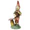 Large Terracotta Garden Gnome with Toad Stool, Germany, 1920s 1